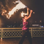 Pioneer Courthouse Square Opening Fire Performance