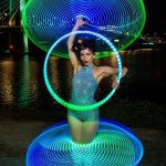 LED Hula Hoop Flash Mob