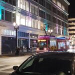 Portland Streetcar Rolling Winter Lights