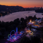 Oaks Amusement Park Midway Lights