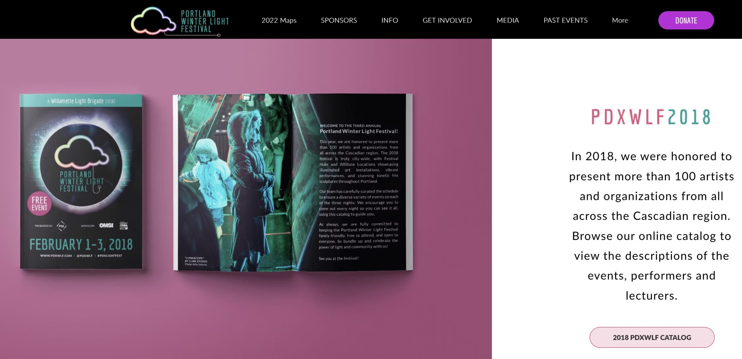 Logo graphic of 2018 Festival Archive Website