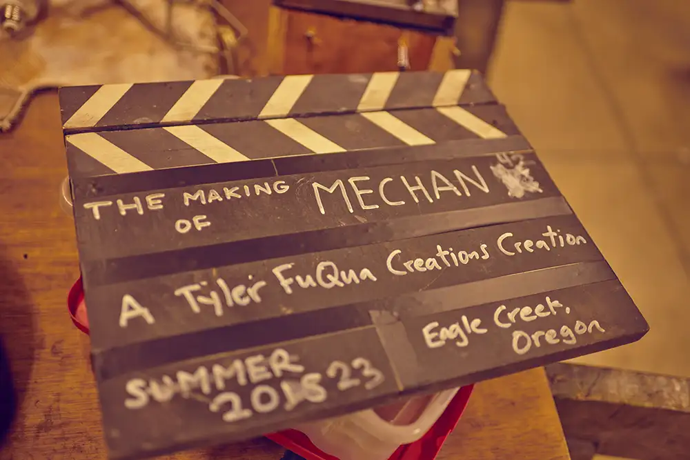 Film Slate reading "Mechan 42"