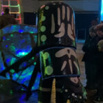Roaming costumed creature: Dung Beetle at World Trade Center