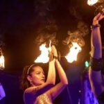 Fire Performance: The Gorgon’s Gift at Pioneer Courthouse Square