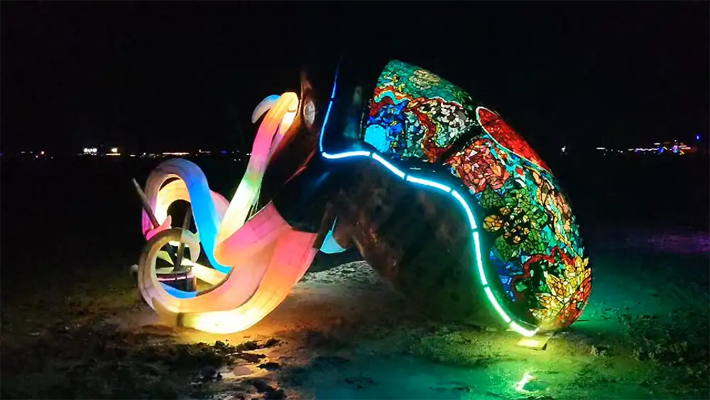 Cosmic Cuddle by Miki Masuhara-Page - Portland Winter Light Festival