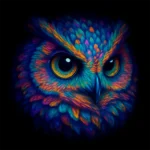 Rainbow Owl Gobo