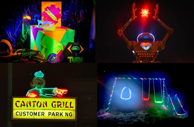 East Portland Lights Up